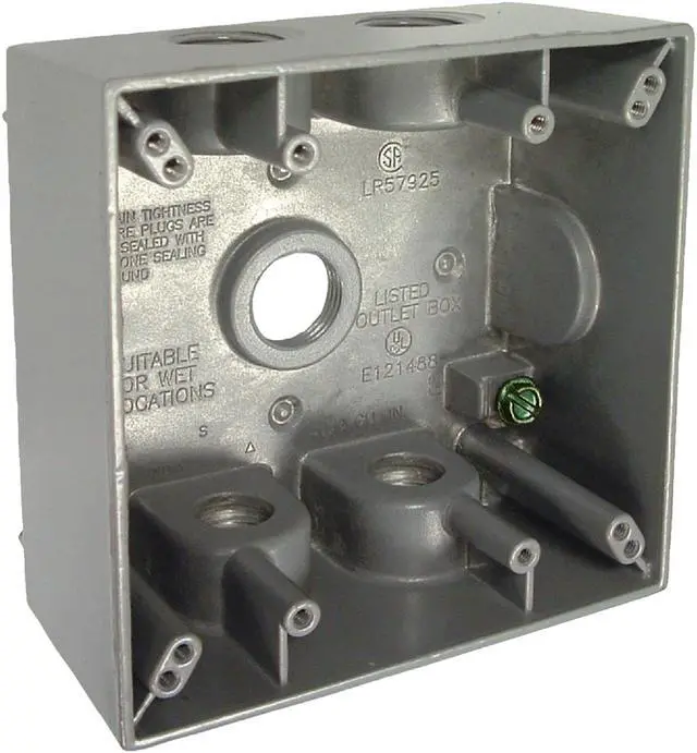 Alt view image 3 of 4 - Bell 2g Gy Wp Box (5) 1/2 Out 5337-5