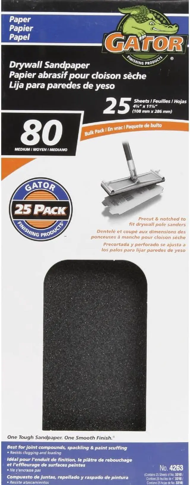 Main image of Ali Ind. 80B Drywall Sandpaper 4263 Unit: BOX