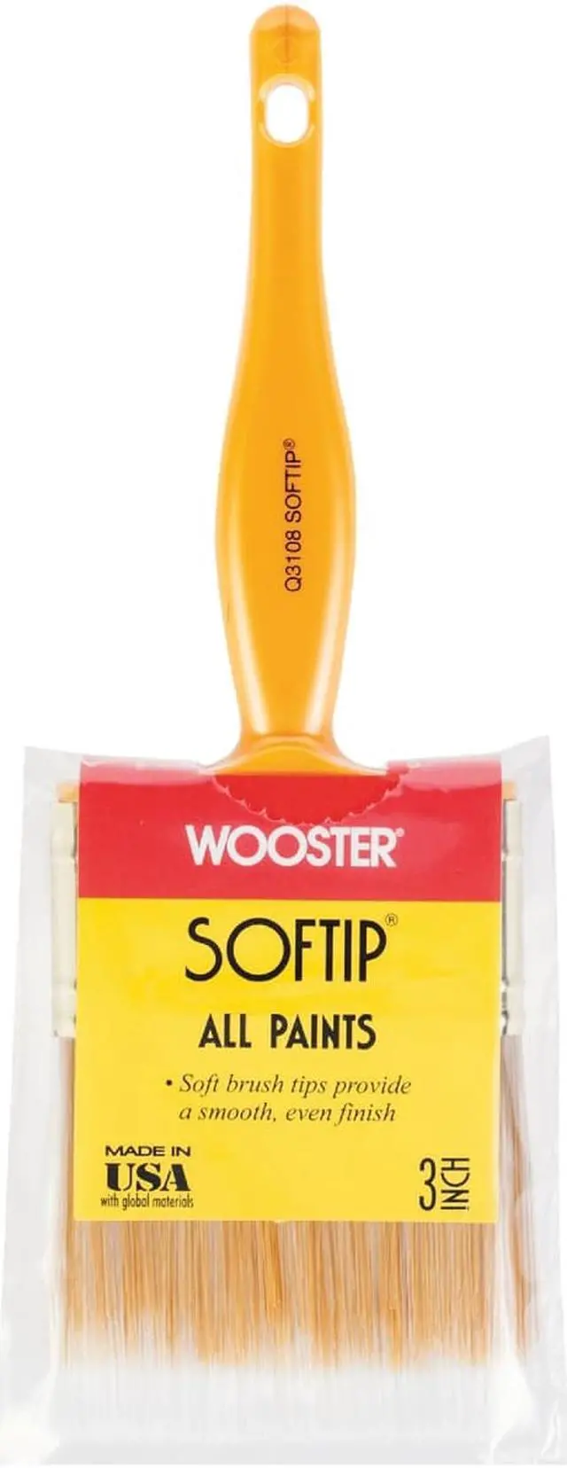 Alt view image 3 of 8 - Wooster Brush 3in. Softip Paintbrushes  Q3108-3