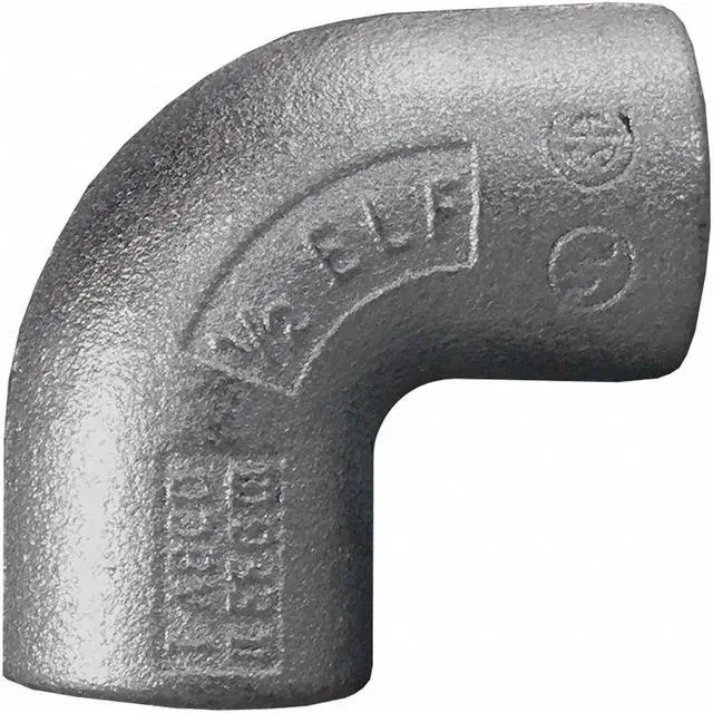 Main image of Appleton Electric Elbow,F to F,90 Deg,HazLoc,M Iron,1In HAWA ELF90-100
