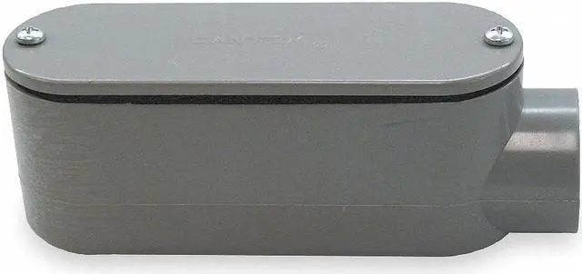 Alt view image 2 of 2 - Cantex Conduit Outlet Body,PVC,E  5133152