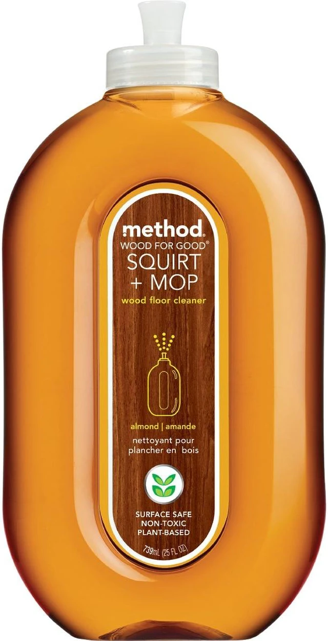 Alt view image 5 of 12 - Method Squirt + Mop Wood Floor Cleaner Almond Scent 25 oz Squirt Bottle 00562