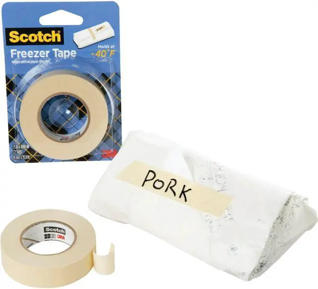 Alt view image 4 of 7 - 3m 178 Scotch Freezer Tape with 3/4" x 1000" Roll