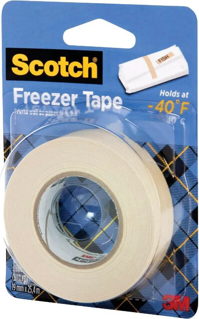 Alt view image 3 of 7 - 3m 178 Scotch Freezer Tape with 3/4" x 1000" Roll