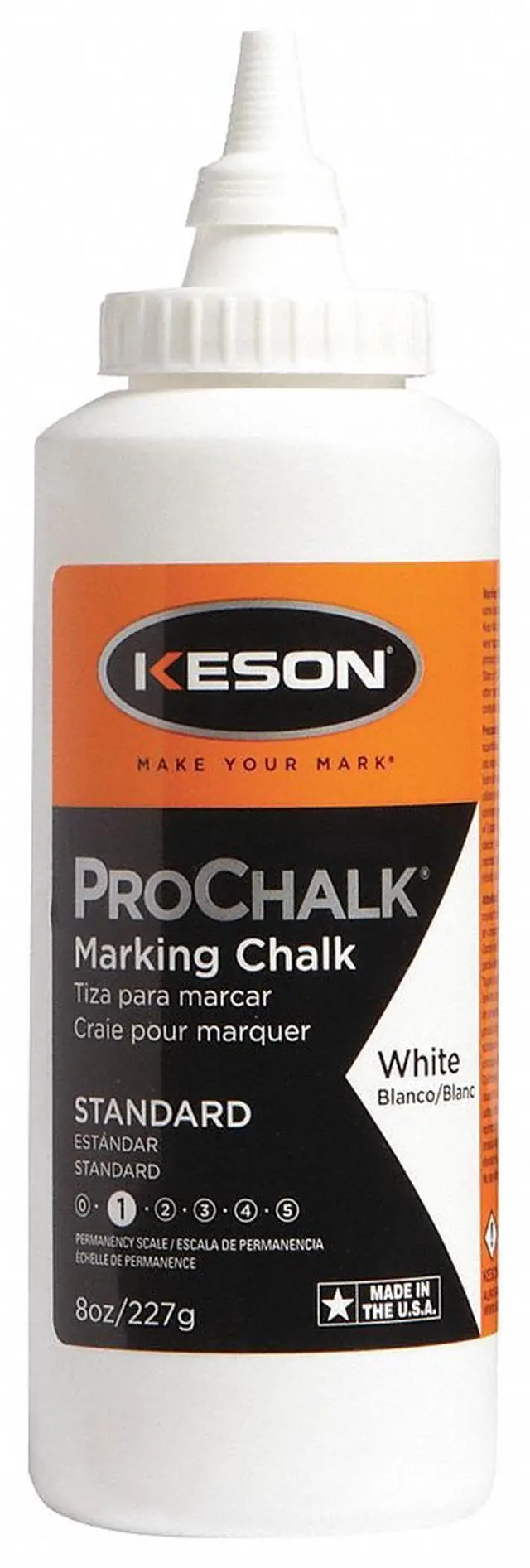 Alt view image 2 of 2 - KESON 8W Marking Chalk Refill,White,8 Oz