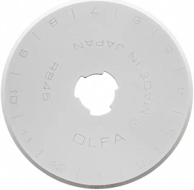 Alt view image 5 of 8 - Rotary Straight Blade,45mm W, PK5 OLFA RB45-5