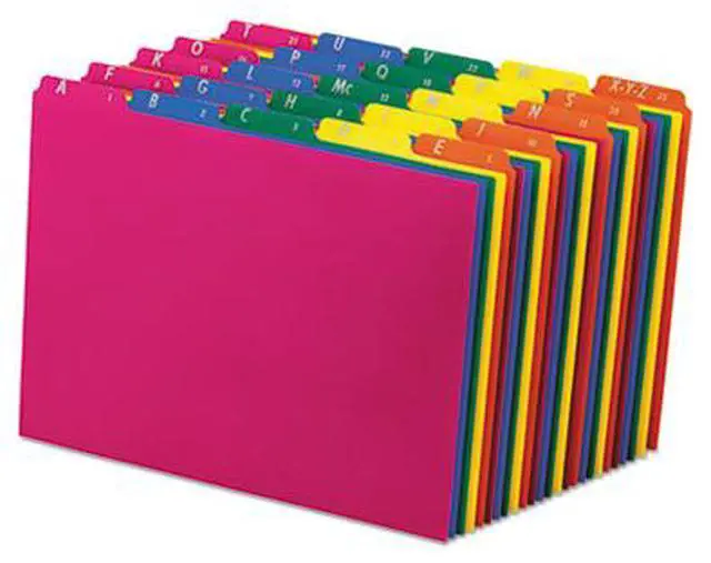 Alt view image 6 of 6 - Pendaflex Guide,Polyfle,A-Z,Ltr,Ast 40142