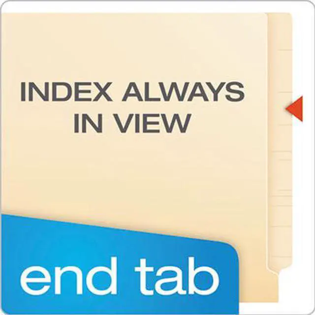 Alt view image 5 of 13 - Pendaflex Folder,Ltr,14pt,Dbltb,Mla 11230