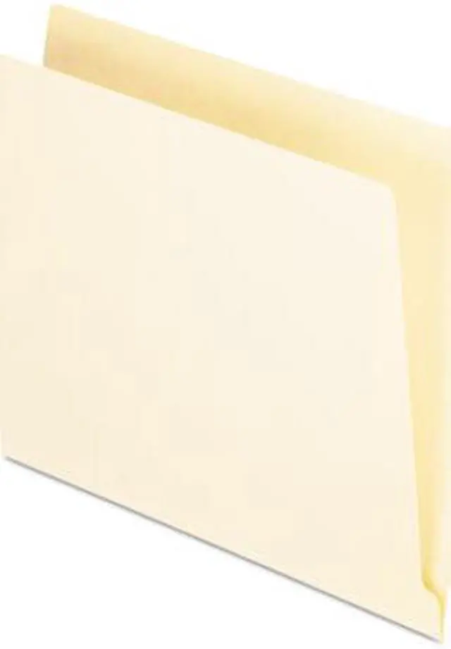 Alt view image 3 of 10 - Tops Pendaflex H110 End Tab Folders  Straight Cut  One Ply  9 1/2   Front  Letter  Manila  100/Box