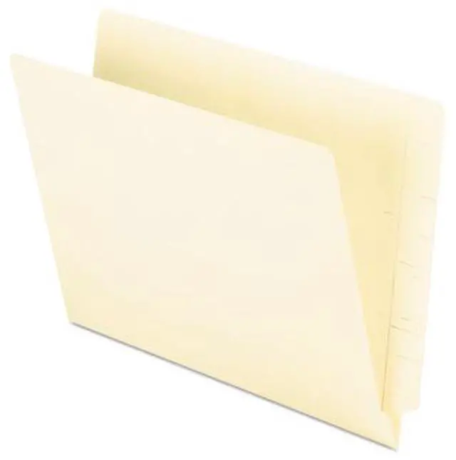 Alt view image 5 of 9 - Tops Pendaflex H110D End Tab Folders  Straight Cut  Two Ply  9 1/2   Front  Letter  Manila  100/Box