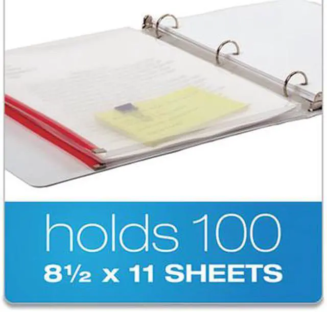 Alt view image 10 of 14 - Cardinal Expanding Zipper Binder Pocket 11 x 8 1/2 Assorted Colors 5/Pack 14650