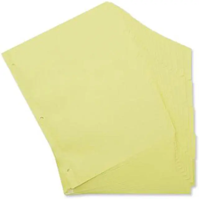 Alt view image 6 of 16 - Universal Self-Tab Index Dividers, 5-Tab, 11 X 8.5, Buff, 36 Sets 20836