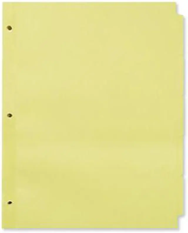 Alt view image 7 of 16 - Universal Self-Tab Index Dividers, 5-Tab, 11 X 8.5, Buff, 36 Sets 20836
