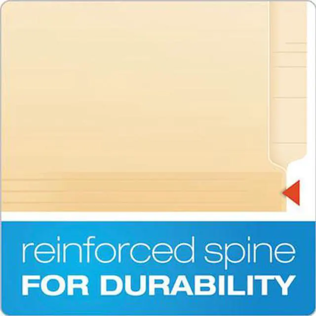 Alt view image 7 of 13 - Pendaflex Folder,Ltr,14pt,Dbltb,Mla 11230