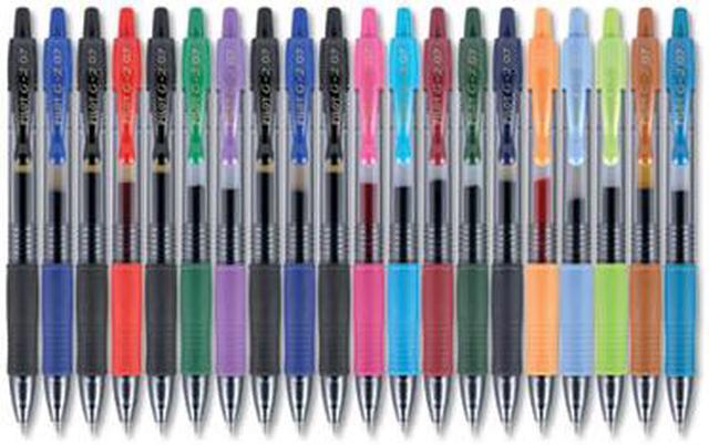 Alt view image 4 of 7 - Pilot G2 Premium Retractable Gel Ink Pen Assorted Ink .7mm 20/Set 31294