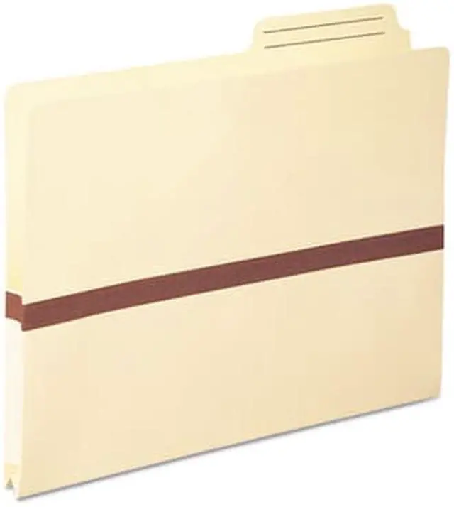 Alt view image 6 of 12 - Smead 1" Exp File Pocket 2/5 Tab Letter Manila 75487