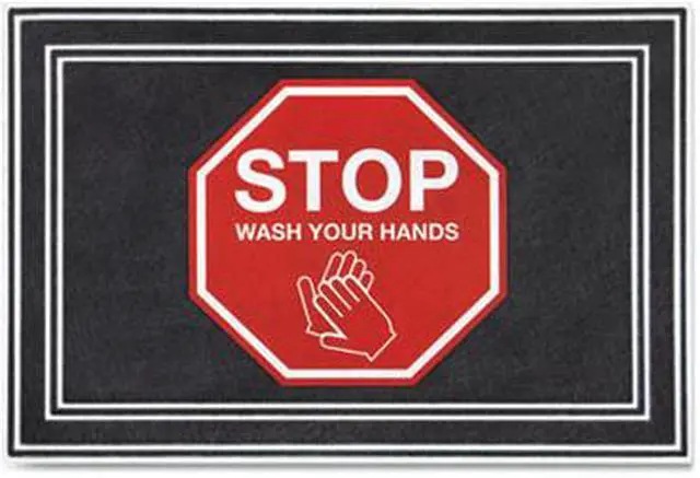 Alt view image 5 of 6 - Apache Mills Mat,Stop Wash Your H,Ccbk 3984528832X3