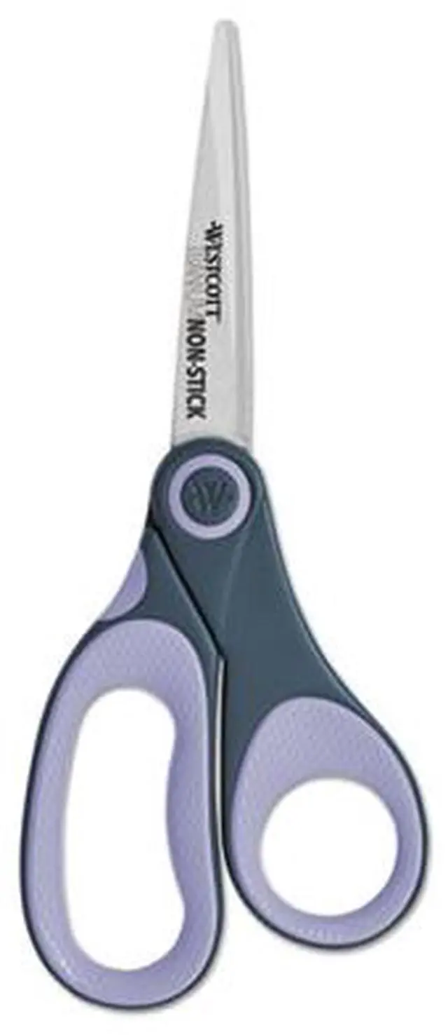 Alt view image 6 of 7 - Westcott Scissors,8",Ttm,Nonstk,Gy 14910
