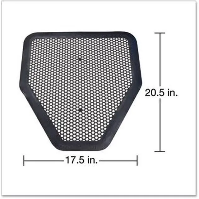 Alt view image 8 of 9 - Big D Deo-Gard Disposable Urinal Mat Charcoal Mountain Air 17 1/2x20 1/2 6