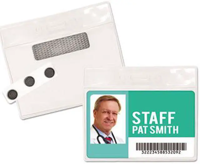 Alt view image 5 of 9 - Advantus Badge,Magnetc,Kit,3x4",20 97071