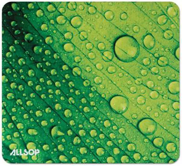Alt view image 7 of 10 - Allsop Naturesmart Mouse Pad Leaf Raindrop 8 1/2 x 8 x 1/10 31624