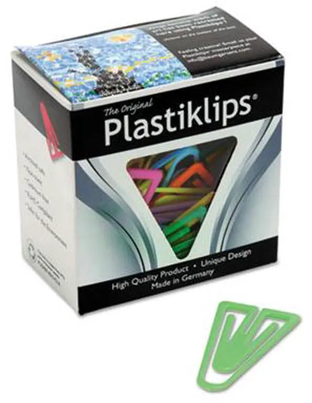 Alt view image 5 of 17 - Baumgartens Plastiklips Paper Clips Extra Large Assorted Colors 50/Box LP1700