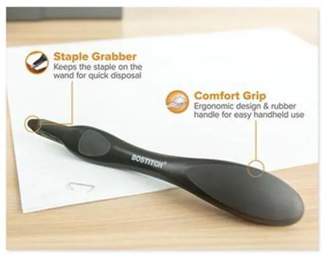 Alt view image 16 of 20 - Bostitch Professional Magnetic Push-Style Staple Remover Black 40000MBLK