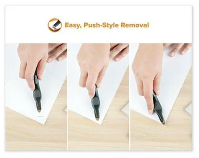 Alt view image 14 of 20 - Bostitch Professional Magnetic Push-Style Staple Remover Black 40000MBLK