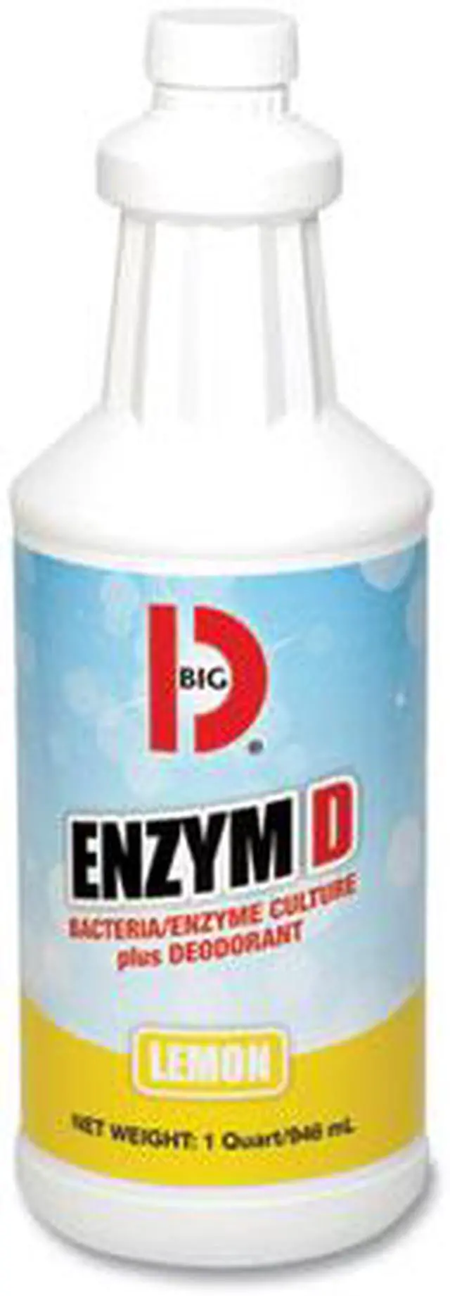 Alt view image 8 of 12 - Enzym D Digester Liquid Deodorant, Lemon, 32oz, 12/Carton