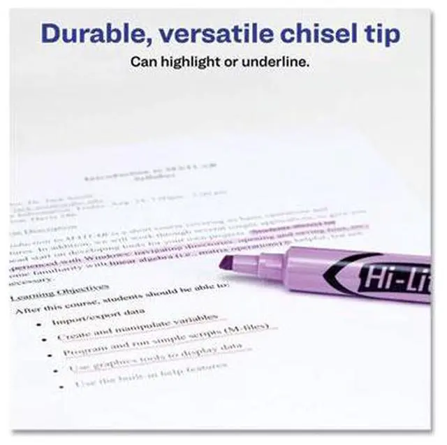 Alt view image 6 of 7 - Avery Hi-Liter Desk Style Highlighter