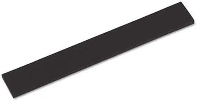 Alt view image 3 of 8 - Innovera Natural Rubber Keyboard Wrist Rest Black 52458