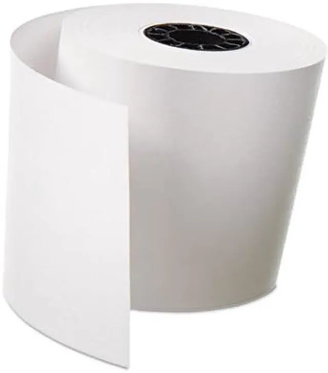 Alt view image 8 of 9 - Iconex Impact Bond Paper Rolls 3" x 85 ft White 50/Carton 90742203