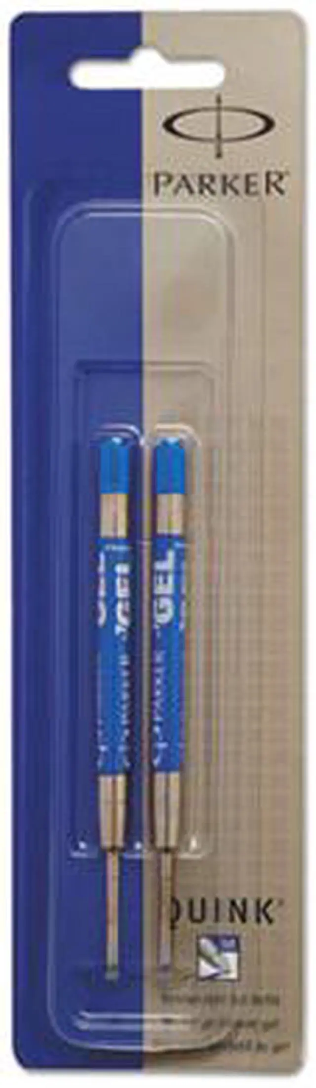 Alt view image 3 of 5 - Parker Refill,Rbl,Gel,Med,Be,2pk 1950364