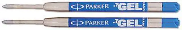 Alt view image 4 of 5 - Parker Refill,Rbl,Gel,Med,Be,2pk 1950364