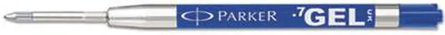 Alt view image 5 of 5 - Parker Refill,Rbl,Gel,Med,Be,2pk 1950364