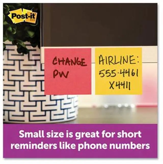 Alt view image 8 of 19 - Post-it Pads in Marrakesh Colors 2 x 2 90-Sheet 8/Pack 6228SSAN