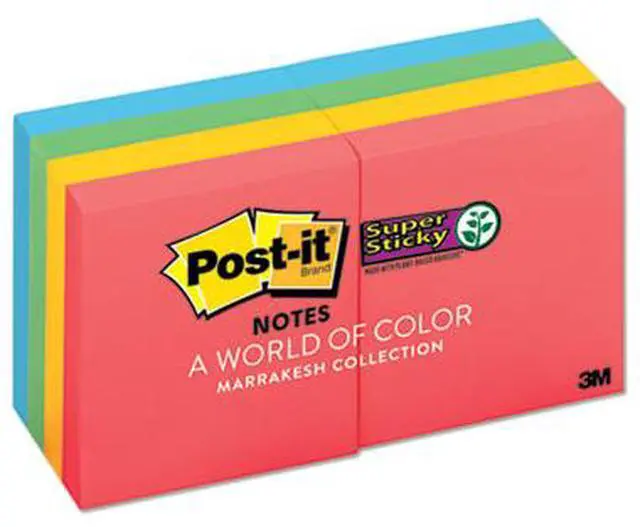 Alt view image 7 of 19 - Post-it Pads in Marrakesh Colors 2 x 2 90-Sheet 8/Pack 6228SSAN