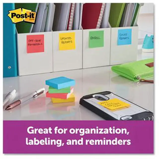 Alt view image 9 of 19 - Post-it Pads in Marrakesh Colors 2 x 2 90-Sheet 8/Pack 6228SSAN