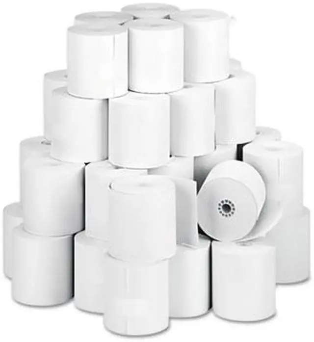 Alt view image 3 of 6 - Iconex Impact Bond Paper Rolls 3" x 150 ft White 50/Carton 90742238