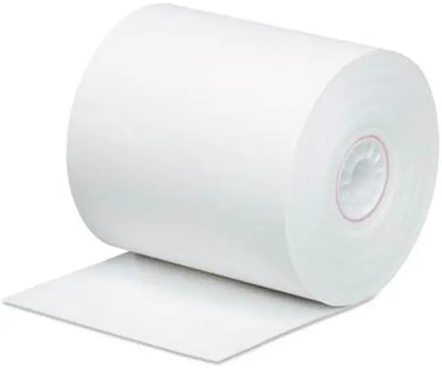 Alt view image 4 of 11 - Iconex Impact Bond Paper Rolls 0.45" Core 3" x 165 ft White 50/Carton 90742239