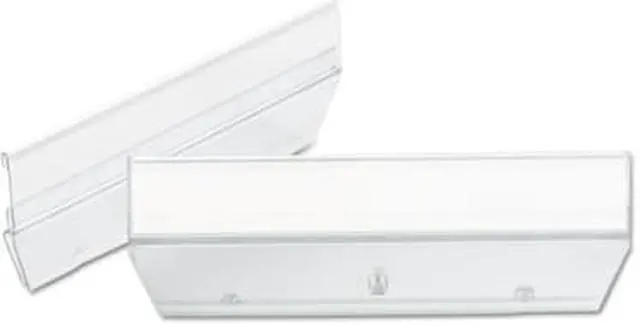 Alt view image 10 of 18 - Smead Easy Slide Hanging Folder Tab 1/3 Tab 3 1/2 in Clear 18/Pack 64626