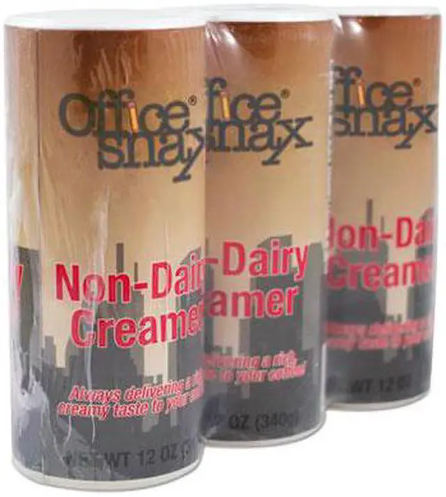 Alt view image 4 of 6 - Office Snax Reclosable Powdered Non-Dairy Creamer 12 oz Canister 3/Pack 00020G