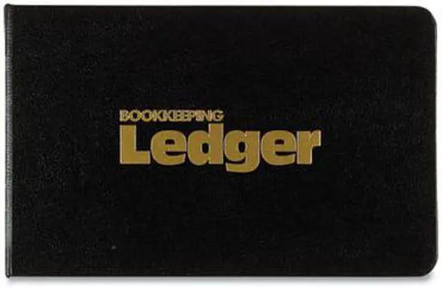 Alt view image 6 of 16 - National Four-Ring Ledger Binder Kit Black 8.5 x 5 100 Sheets/Book 63453