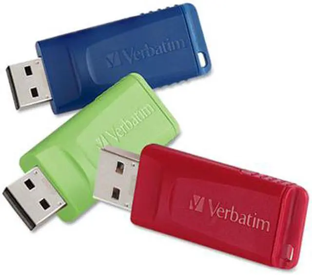 Alt view image 16 of 20 - Verbatim Store 'N' Go Usb Flash Drive, 16 Gb, Assorted Colors, 3/Pack 99122