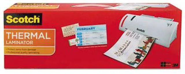 Alt view image 15 of 18 - Scotch Thermal Laminator Value Pack 9" W with 20 Letter Size Pouches TL902VP