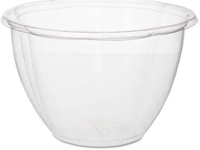 Alt view image 3 of 4 - Salad Bowls, 48 oz, 6.69" Diameter x 4.38"h, Clear, 300/Carton EPSB48BASE
