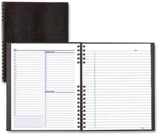 Alt view image 7 of 10 - Notepro Undated Daily Planner, 11 X 8-1/2, Black