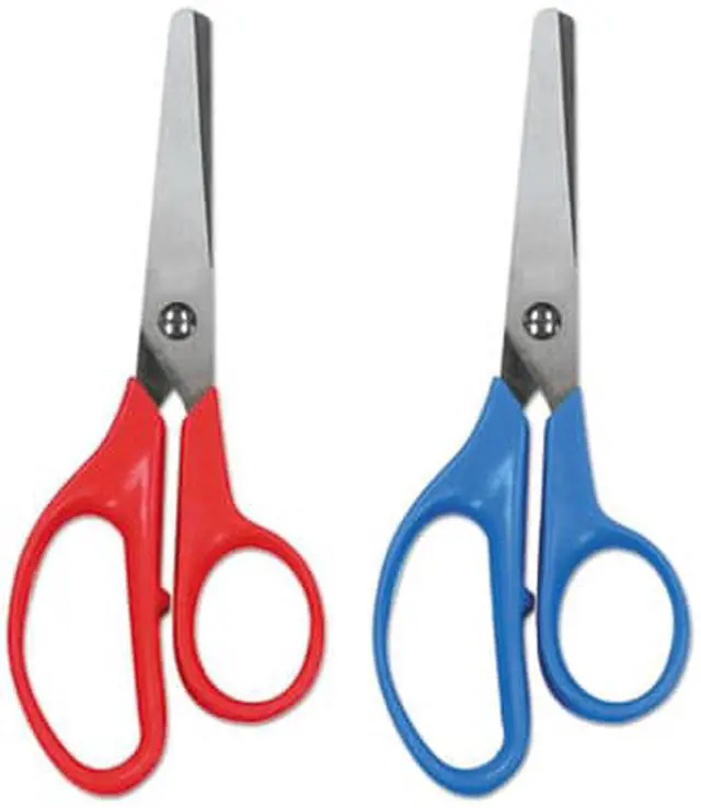 Alt view image 5 of 8 - Universal Kids' Scissors, 5" Length, 1 3/4" Cut, Rounded, Asstd.