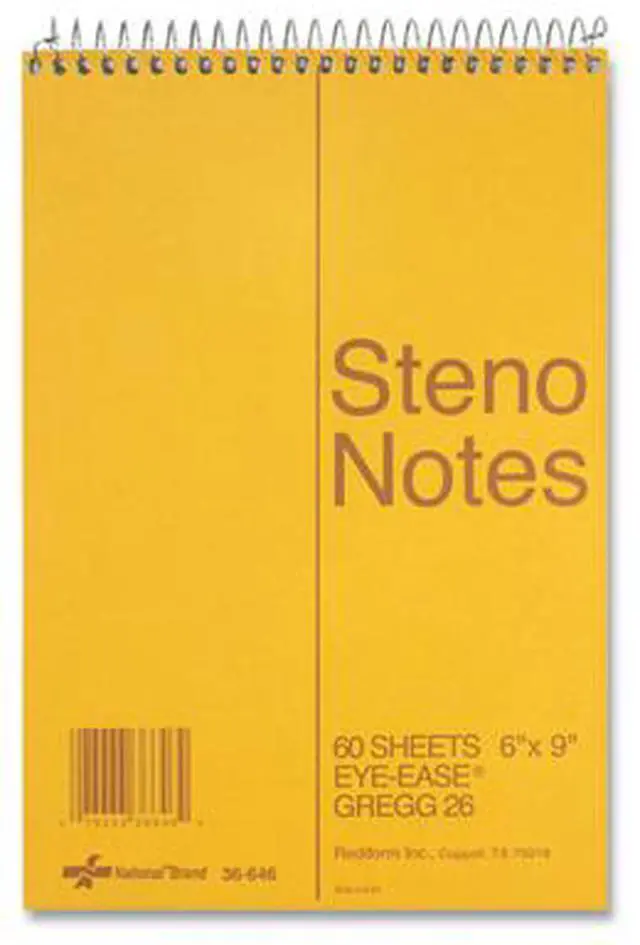 Alt view image 3 of 11 - National Pad,Steno,Gregg,60 Sh,Gn 36646