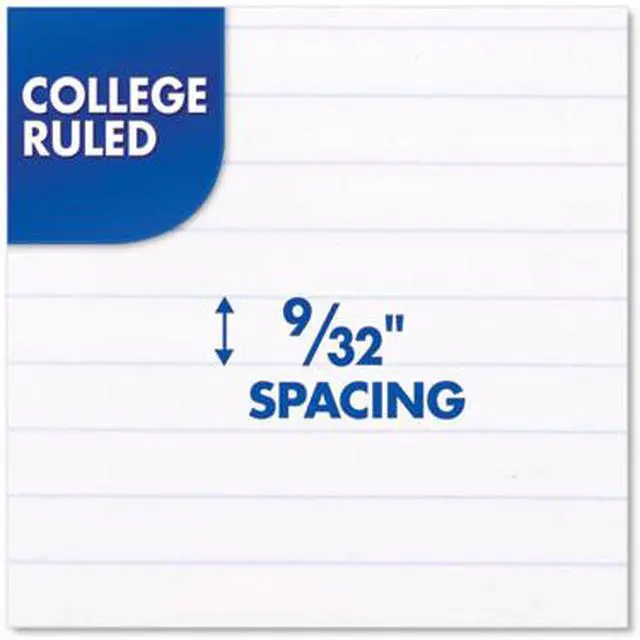 Alt view image 5 of 13 - Mead Spiral Notebook College Rule 10 1/2" x 8" 70 Pages 6 Books/Pack 73065